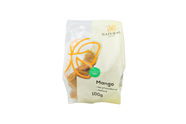 Mango sušené nesírené - Natural Jihlava